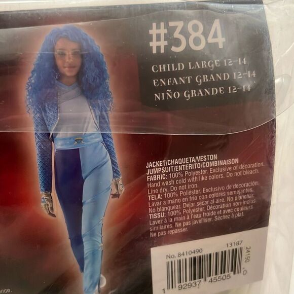 NWT DISNEY Descendants 4 Rise of Red Chloe Costume Girls L 12-14 NIP Halloween - Picture 12 of 14
